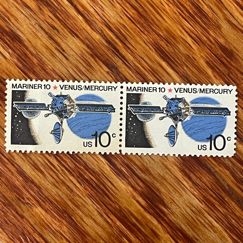 USA 10 cent stamp. Space issue